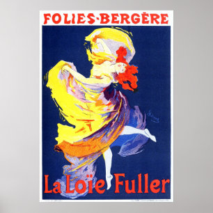Poster de Jules Cheret Folies Bergere