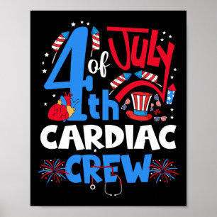 Poster De Julho, A Enfermeira Cardíaca Da Tripulação Card
