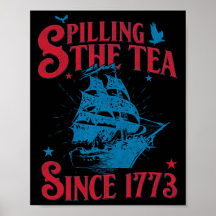 Poster De Julho Esmagando O Chá Desde 1773 Ensinando Hist