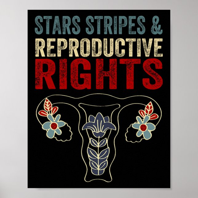 Poster De Julho Estrelas Greve E Direitos Reprodutivos Fe (Frente)