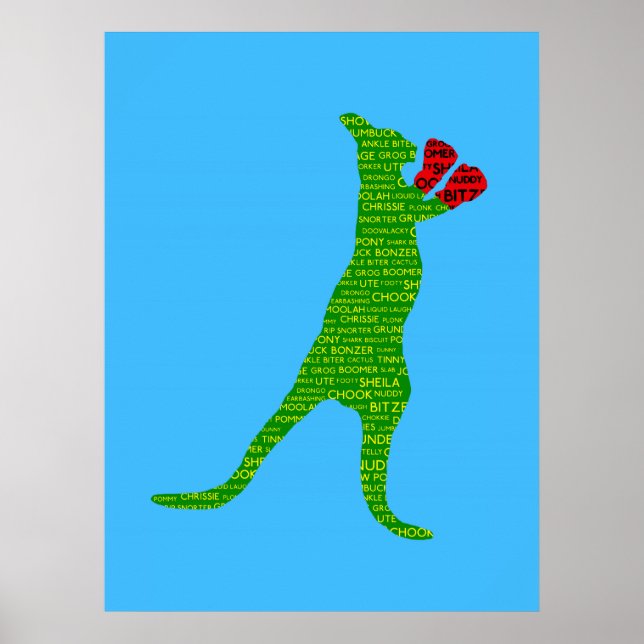 Poster de Kangaroo Boxing - Gíria Australiana (Frente)