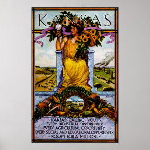 poster de Kansas de 1911