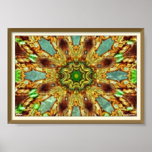 Poster de Keleidoscópio Trippy (Frente)