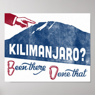 Poster de Kilimanjaro Subindo Souvenir