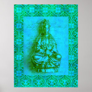 Poster de Kwan Yin do jade