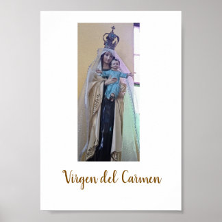 poster de la Virgen del Carmen