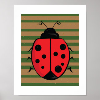 Poster de Ladybug para a sala para crianças