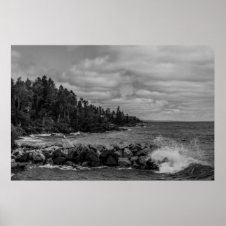 Poster de Lago Superior Costeira