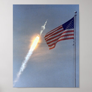 Poster de lançamento do Apollo 11