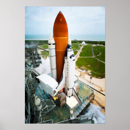 POSTER de Lançamento do Shuttle Atlantis STS-135