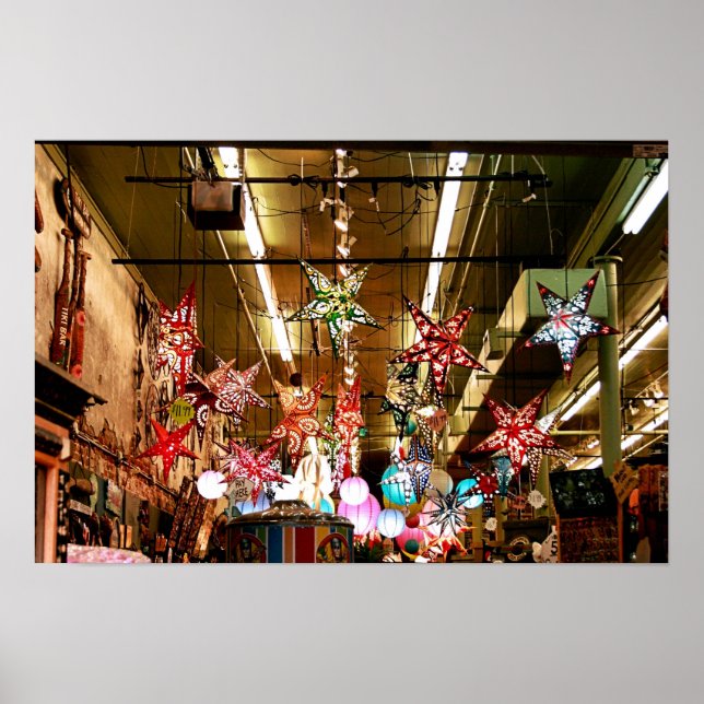 Poster de Lanternas Estrela de Papel (Frente)