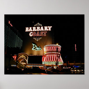 Poster de Las Vegas da costa de Barbary