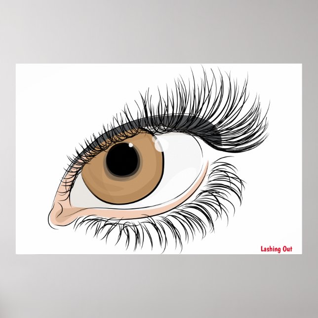 Poster de Lash Ocular (Frente)