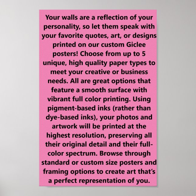 poster de layout de papel #PosterPrinting (Frente)