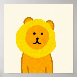 Poster de Leão de Abacaxi