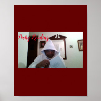 Poster de Leitura de Poesia