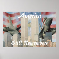 Poster de Lembrança das Torres Gêmeas 9/11