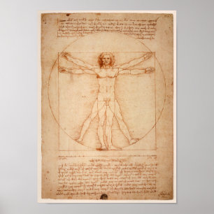 Poster de Leonardo de Vinci Desenho