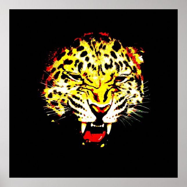 Poster de Leopardo - Posters de olhos-leopardo (Frente)