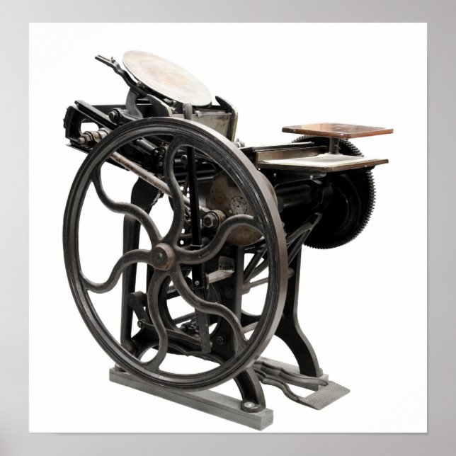 poster de letterpress (Frente)