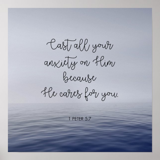 Poster Dê-lhe toda a sua ansiedade (Frente)