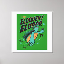 Poster de liberação do elusor eloquente na Canvas