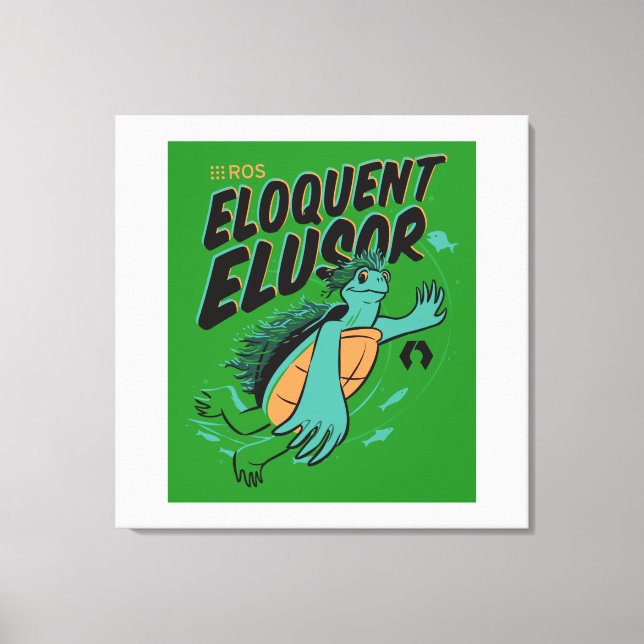 Poster de liberação do elusor eloquente na Canvas (Frente)