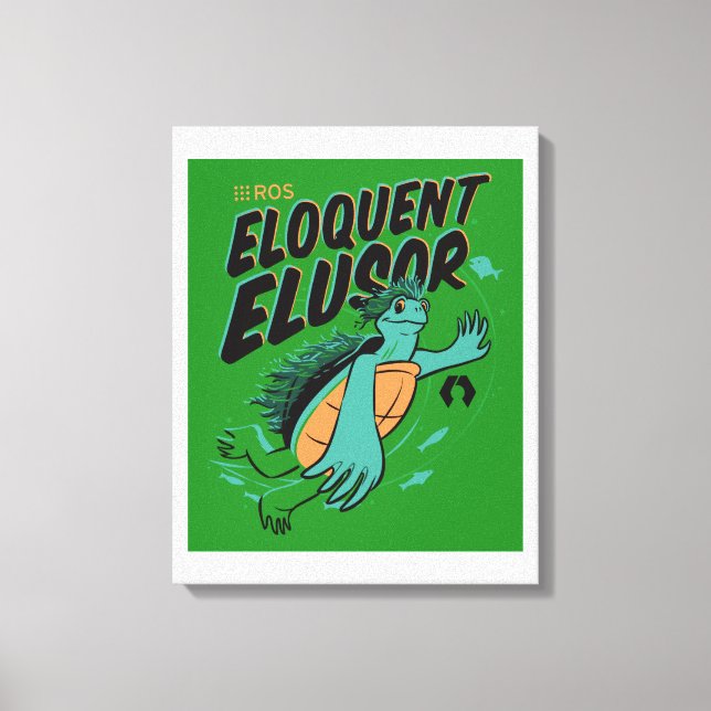 Poster de liberação do elusor eloquente na Canvas (Frente)