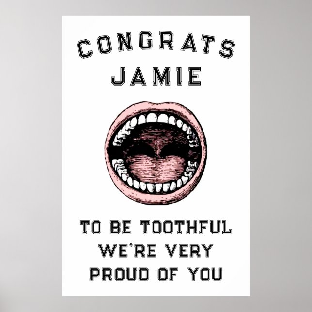 Poster de Licenciação de Dental School (Frente)