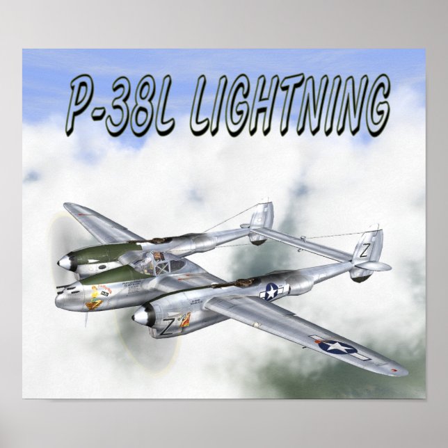 Poster DE LIGAÇÃO P-38L (Frente)