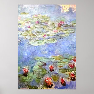 Poster de Lillies da água de Monet