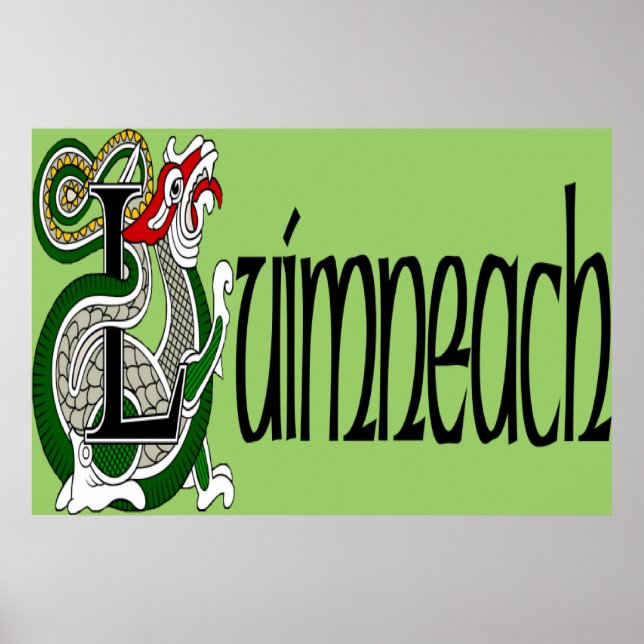 Poster de Limerick (gaélico) (Frente)