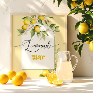 Poster de Limonada de Bar de Limonada