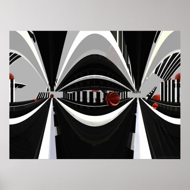 Poster de Linhas Paralelas (Frente)