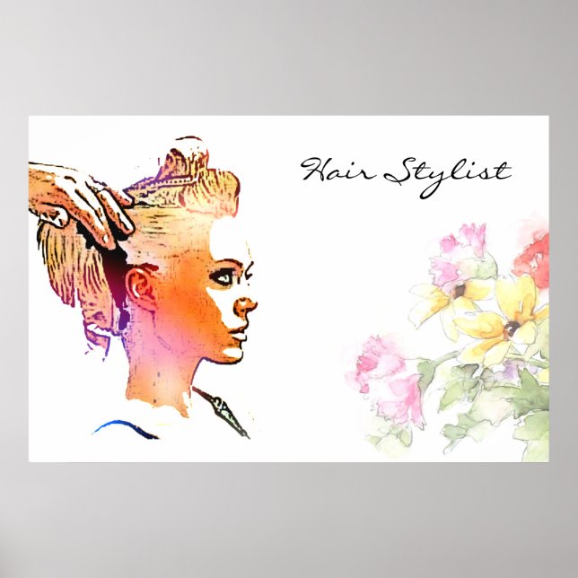 Poster de Lista de Cabelos (Frente)