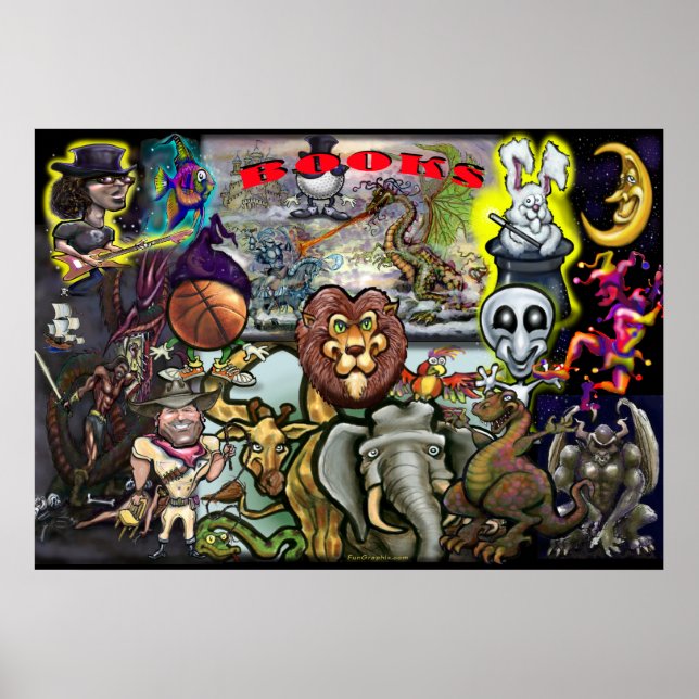 Poster de livros (Frente)