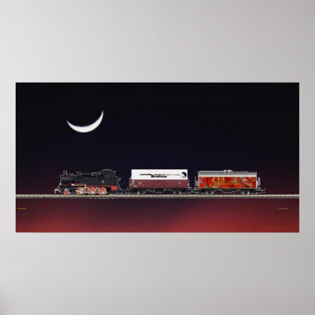 Poster de Locomotiva de Tensão (Frente)