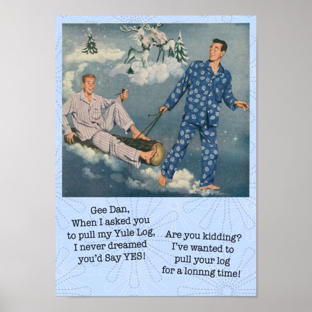 Poster de Log de Gay Engraçado (Frente)