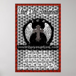 Poster de Logotipo ICE (Todos os lucros para o Min