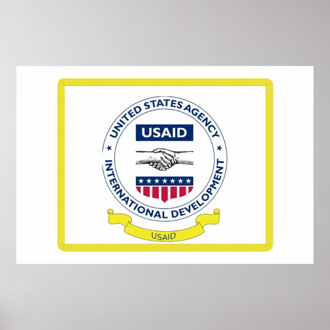 POSTER de logotipo USAID (Frente)