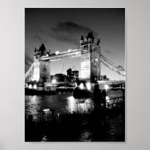Poster de Londres da ponte da torre