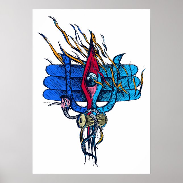 Poster de Lord shiva terceiro olho (Frente)
