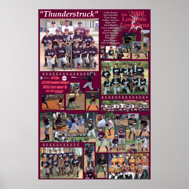 poster de Loudoun Longhorns 2008 10u (Frente)