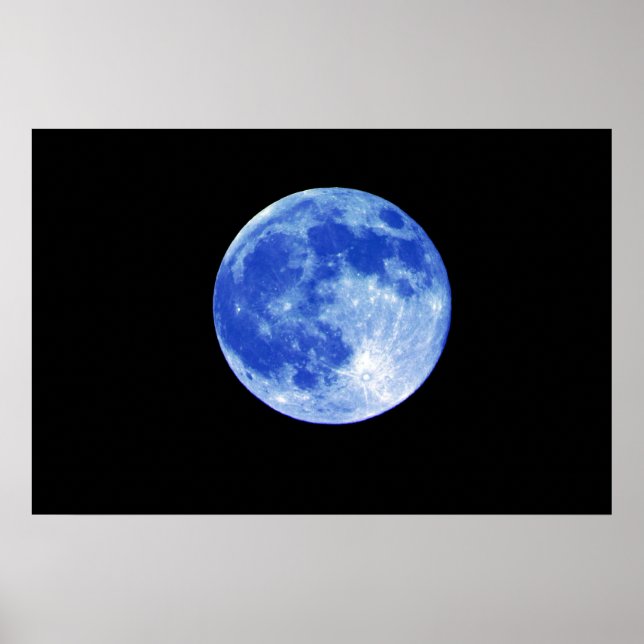Poster de Lua Azul (Frente)