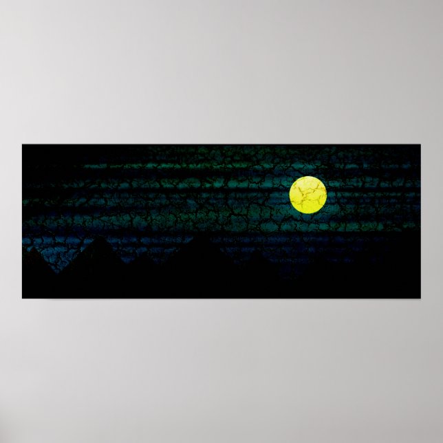 Poster de Lua Cheia da Noite Escura (Frente)