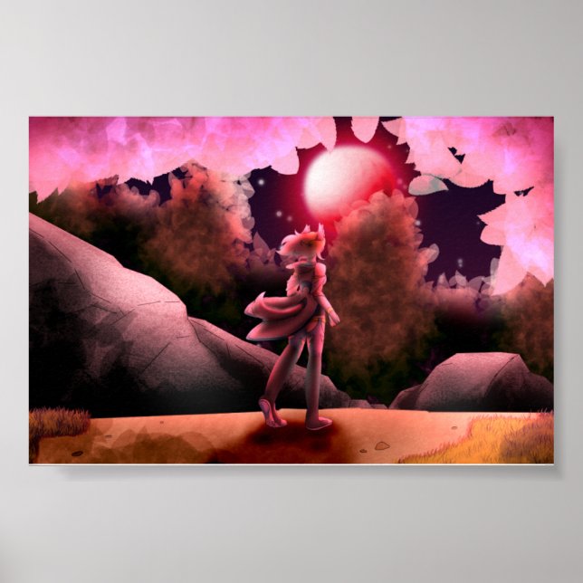 Poster de Lua de Sangue (Frente)