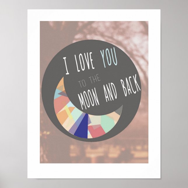 Poster de lua na cinza (Frente)