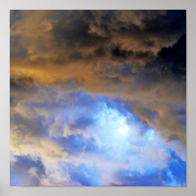 Poster de luz divina (Frente)