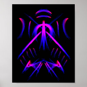 Poster De Luz Negra Por James Michael Miller