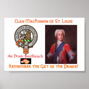Poster de MacKinnon Drambuie do clã